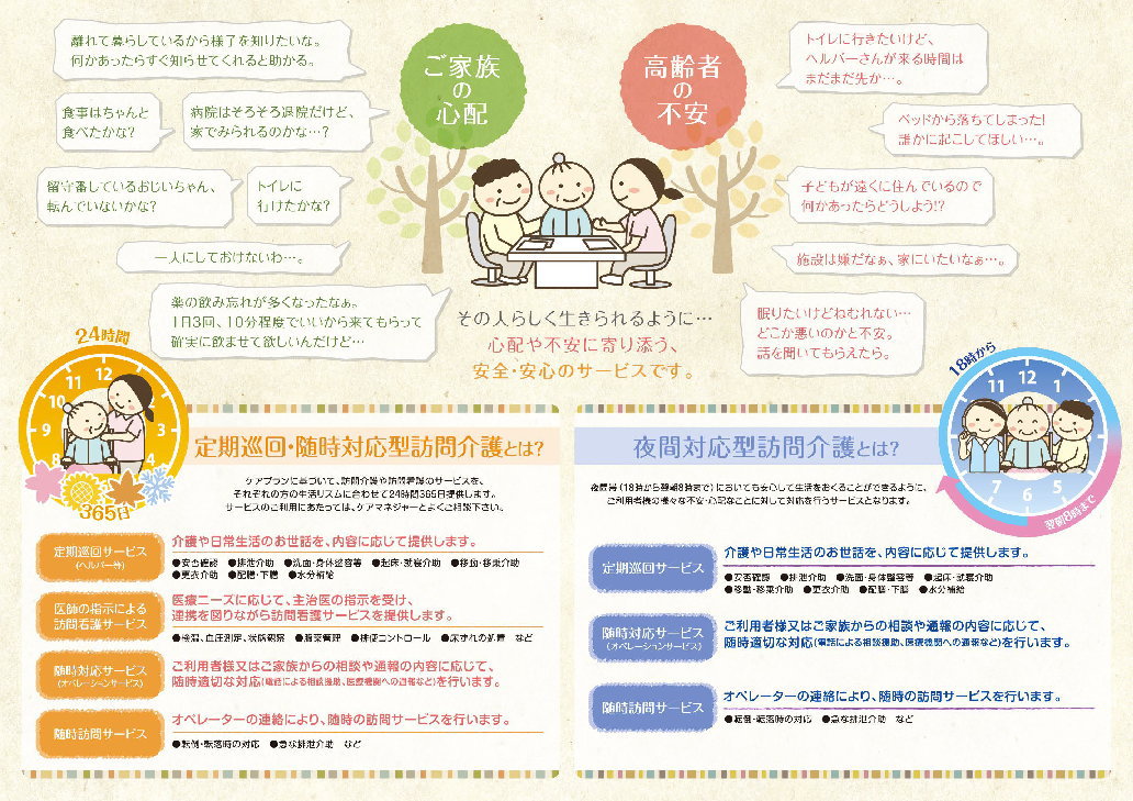 介護 型 訪問 巡回 看護 定期 対応 随時